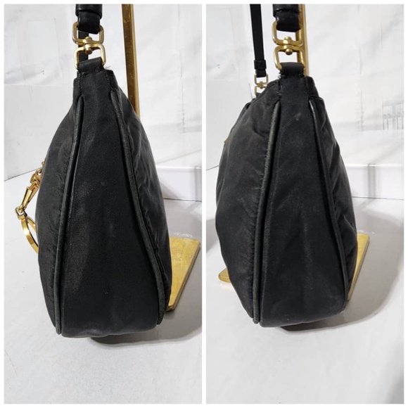 Authentic Prada Tessuto Shoulder Bag Black - Picture 7 of 13